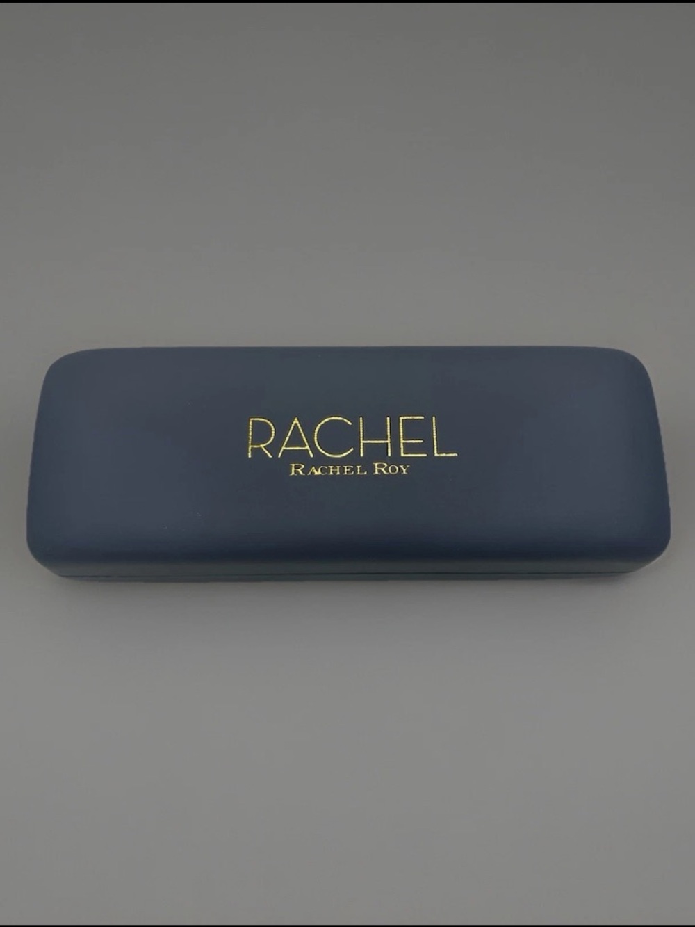 Rachel Roy Sunglasses Eyeglasses Case Blue With Cloth
